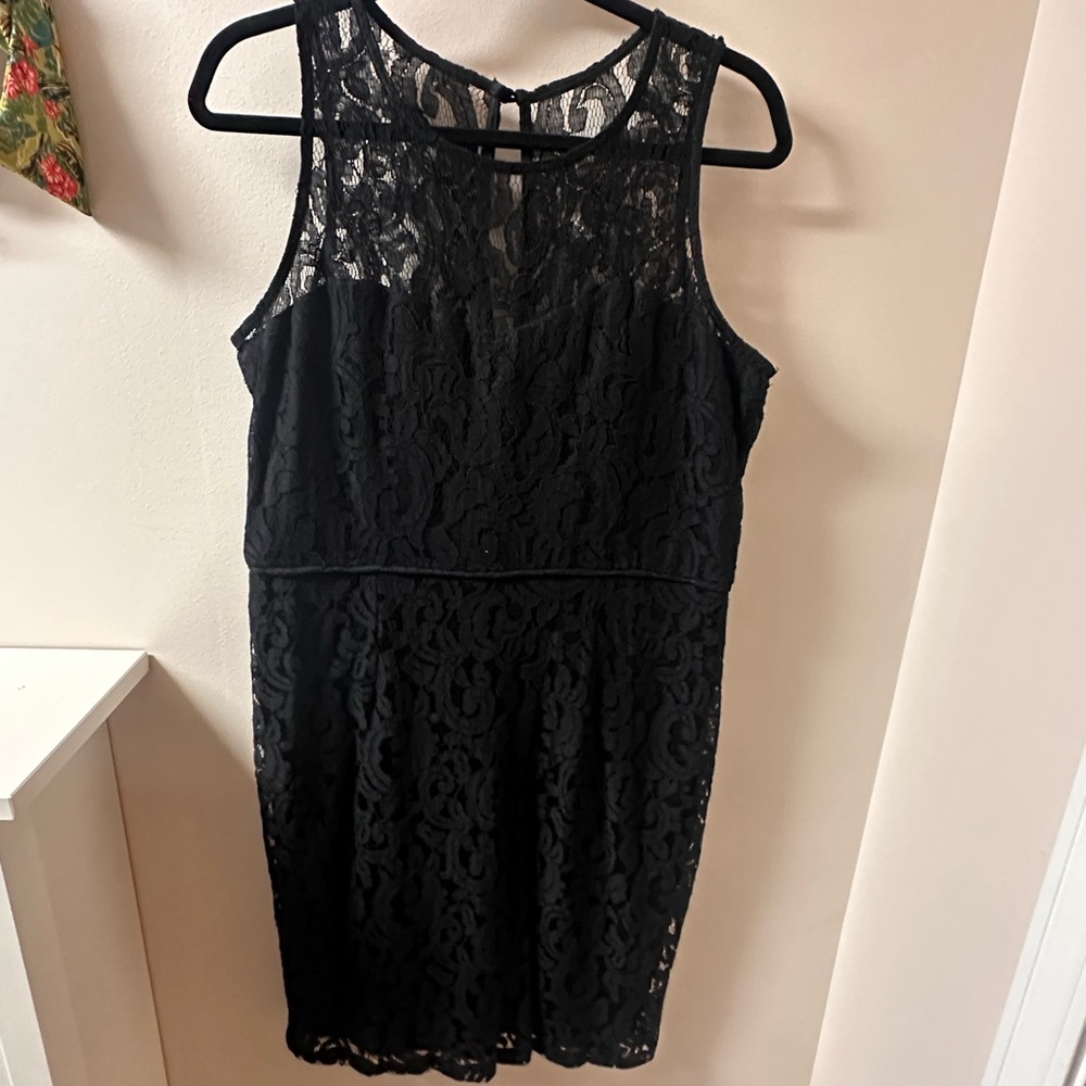 Marina lace dress.  Fully lined.